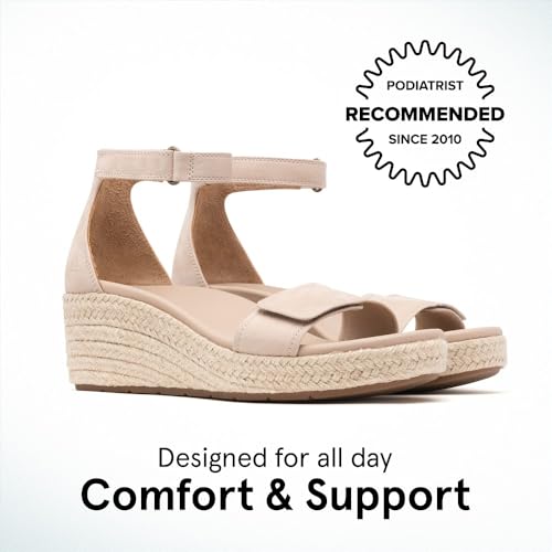 ABEO Riviera Ankle Sandals For Women | Arch Support Sandals Women's | Wedge Sandals For Women | Built-In Orthotic Insole2