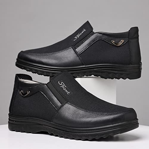 COSIDRAM Mens Casual Loafers Shoes Ankle High Lightweight Moccasins for Adult Male4