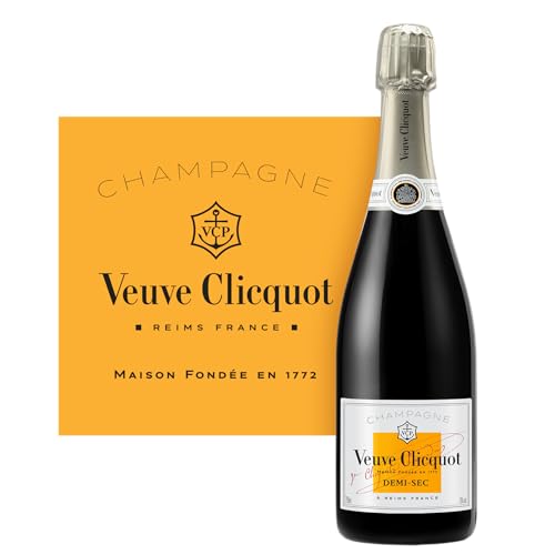 symbolisiert französischen Luxus aus Reims. (112 Zeichen) - Detailansicht von Veuve Clicquot Demi-Sec Champagne Test –...