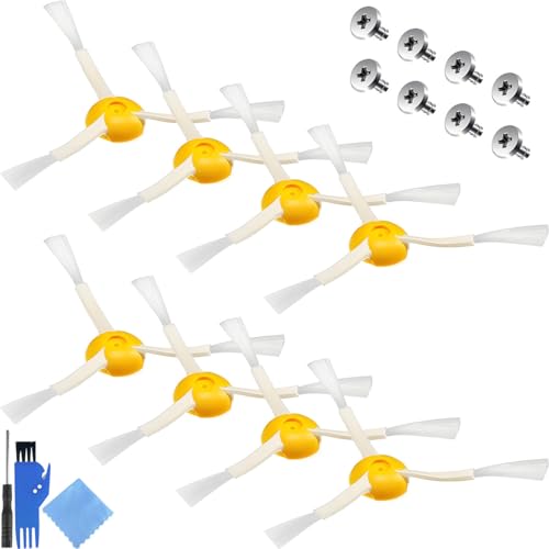 EATBALE Repuestos Cepillo Lateral para Roomba 500 600 700 Series 550 585 595 614 620 650 690 760 770 780 Robots aspiradores Cepillo de Bordes con Tornillo Kit de Accesorios (8 Piezas)