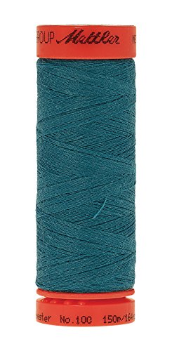 Hilo Mettler Metrosene 100% Poliéster Core Spun, 165 yd, Truly Teal miniatura 1