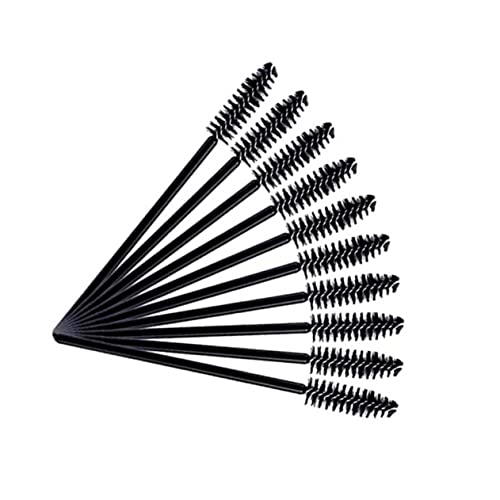 Ipetboom Eyelash Mascara Wands 12pcs Brush Set Eyebrow Wand Nylon Makeup Brush Great for Lash Extensions False Lashes Travel-friendly