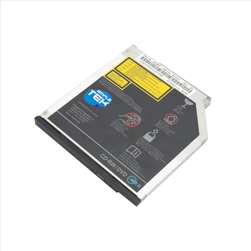 SIMPLETEK - Masterizzatore CD CD-RW DVD-ROM Compatibile con Lenovo | Ampia Compatibilità e Funzione di Masterizzazione CD-RW (Ricondizionato)