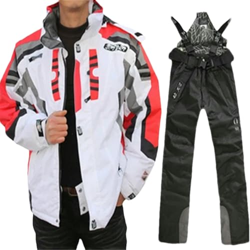 Combinaison de ski homme blanc XS contre le froid et les infiltrations