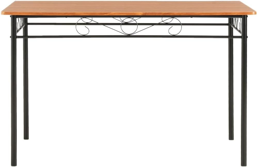 vidaXL Dining Table, Kitchen Table for Breakfast Dinner, Dining Room Table for Home Adults & Children, Dining Furniture, Modern Style, Brown MDF