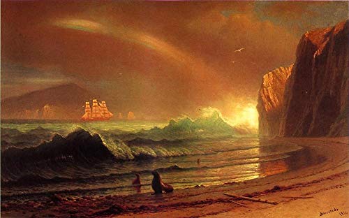 Tableau Golden Gate de Bierstadt pour illuminer votre salon