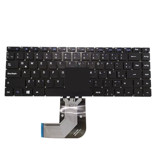 Chuwi HeroBook Pro 14.1 CWI514 USA ノートパソコン用キーボード(バックライトなし)(LA Black)