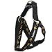 Cotton Web Adjustable Dog Step-in Harness 4 Sizes Yellow Flowers Pattern (Small: 8