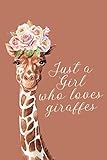  Giraffe Notizbuch: Niedliche Giraffe / Notizbuch / Schreibheft / Journal / 120 Seiten / gepunktet/ A5
