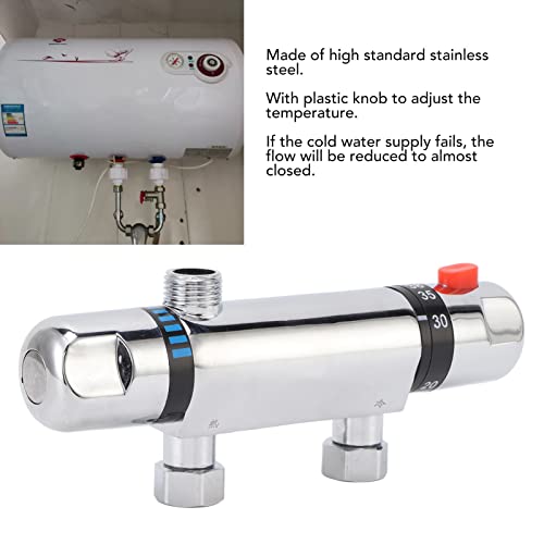Mitigeur thermostatique pour douche en inox : une eau à température idéale au réveil - 5