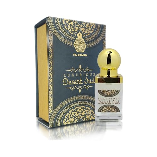 Image of Luxurious Desert Oud Attar Perfume | Premium Non-Alcoholic Roll On - 12 ml | For Men and Women | Long Lasting Attar