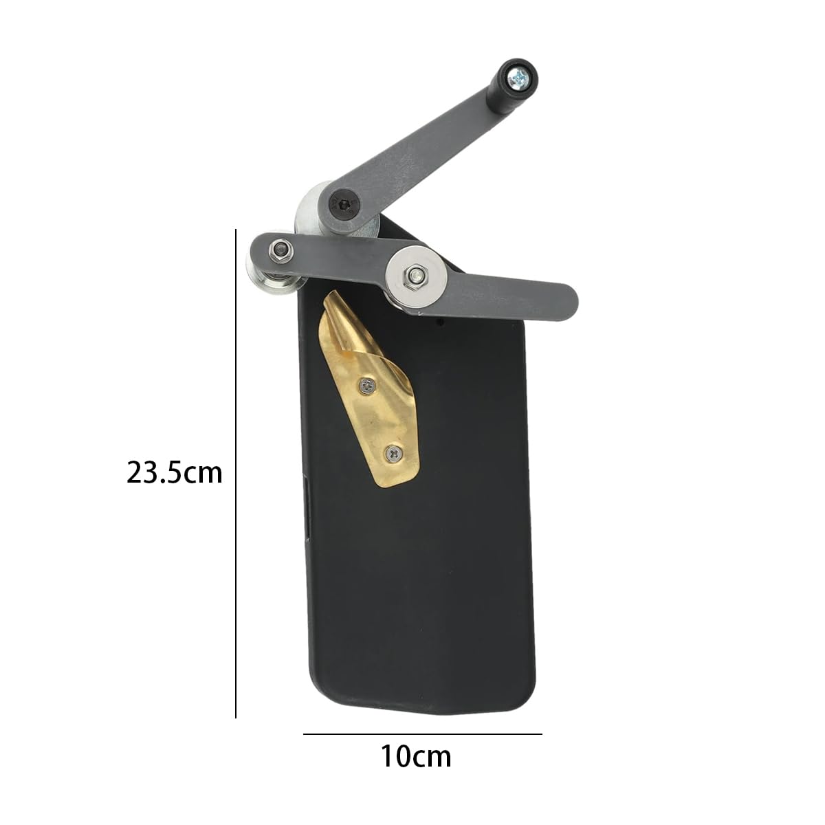 Blumen-Crimpmaschine mit feinen Zähnen – Wellen-Crimpwerkzeug für Krepppapier und Spitze, Verpackungsmaterial für Floristen (Schwarz)