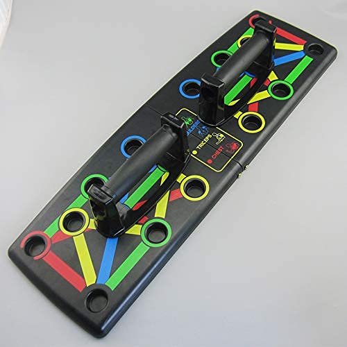 EKANTIK Push Up Board for Complete Push Up Training System Color-Coded Push-Up Bracket Board Portable for Home Fitness Training