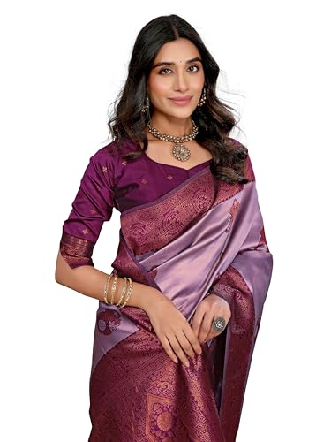 Image of Avantika Fashion Women's Kanjivaram Soft Silk Banarasi Sarees With Blouse Piece For Women