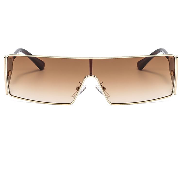 bullabulling Fashion Narrow Rectangle Sunglasses For Women One Piece Shades Futuristic Y2K Punk Style Sun Glasses2