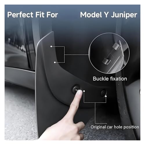 Garde-boue pour Tesla Model Y Juniper évite les impacts de caisse - 5