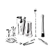 Basage Boston Doppio Shaker Bar Strumenti Bpa Acciaio Inox 304 High-End 9 Pezzi Cocktail Shaker Set Collezione Bartender Muddler Kit