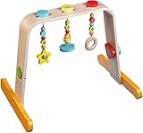 Regalo perfecto Nuby - Gimnasio de madera para bebés - 0m+, Multicolor