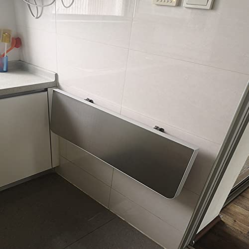 Drop-Leaf Desk Modern And Minimalist,Wall-Mounted Bar Tables,Folding Wall-Mounted Drop-Leaf Table,Laptop Desk,For Home,Office,Study (120X40Cm/47X15.7In) #TOP2