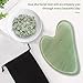 FUIYOOCEN Gua Sha Facial Tools, Natural Jade Guasha Tool for Face, Double Chin & Jawline, Gua Sha Stone Self-Skin Care Face Stone Gua Sha Tools for Women, Green Aventurine