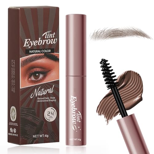 Tinte para Cejas,Tinte de Cejas Fácil y Rápida Aplicación para Cejas Voluminosas y Definidas,Tinte Cejas Permanente Resistencia al Agua y al Sudor,Larga Duración y Color Natural - Marrón Claro