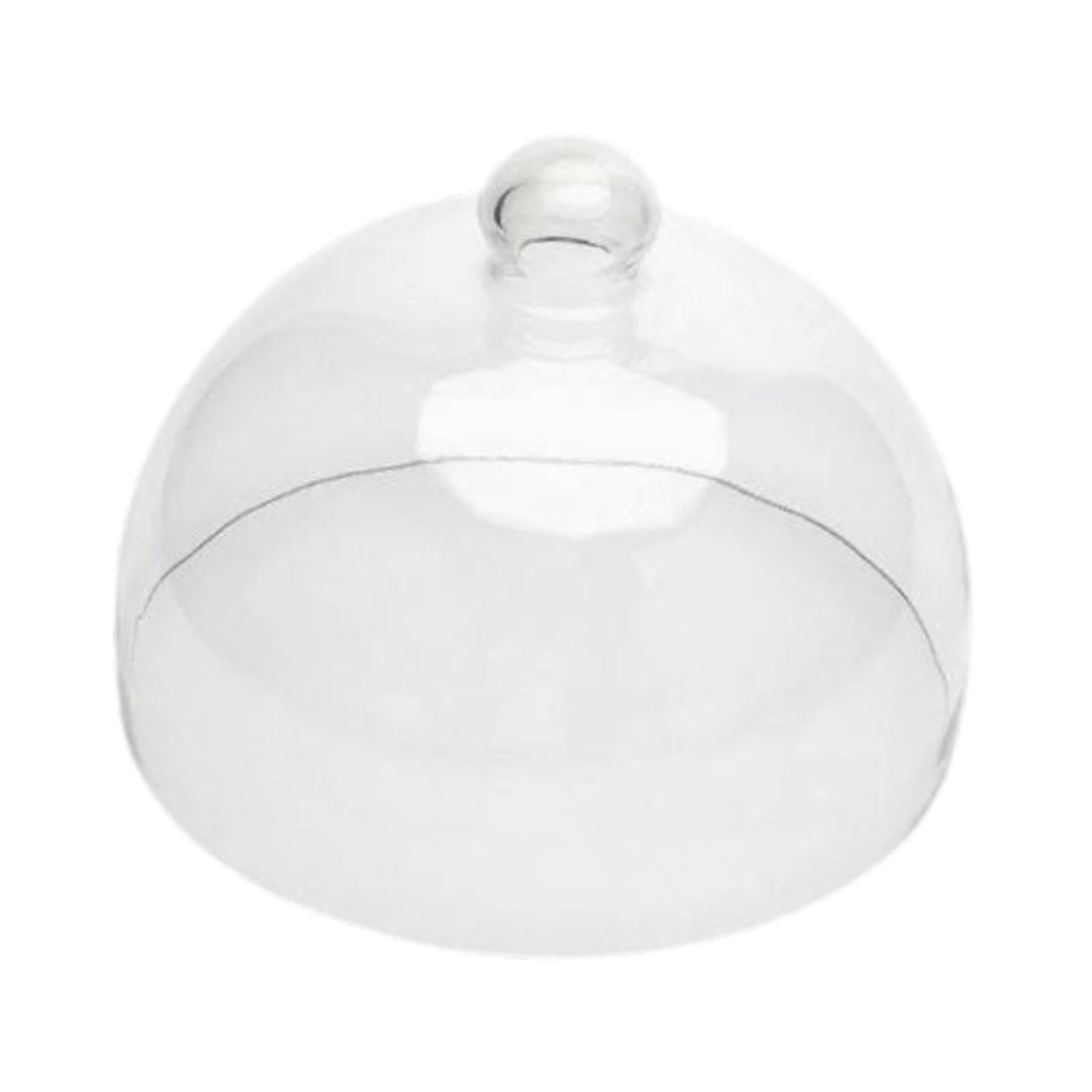 Tapa Transparente para Pasteles, Campana de Exhibición para Pasteles, Tapa Decorativa Transparente para Pasteles, Cúpula para Alimentos, Ideal para Fi, 15.3x22.7cm