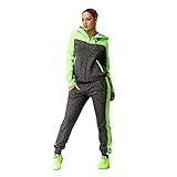 NREALY Women's Jacket Sports Two Piece Set Hooded Sweatshirt Suits Tracksuits Sweatpants（Green，...