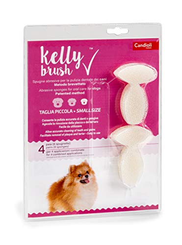 Candioli Kelly Brush tg Piccola 4 Paia, Bianco, S