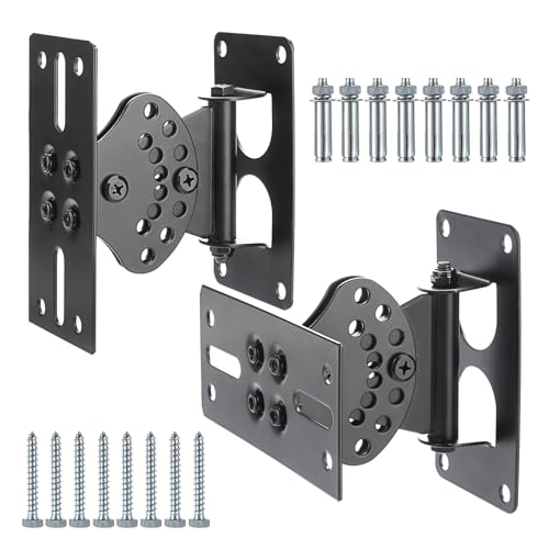 Soportes de pared para altavoces giratorios de 180 grados para sistema de sonido envolvente grande