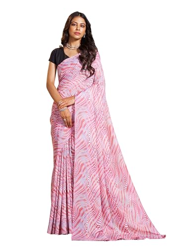 Image of Garden Vareli Art Silk Abstract Printed Saree