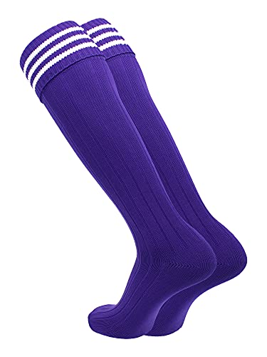 Image of Soccer Socks With Fold Down Top - European Style for Adults - Men and Women