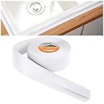 Flintronic Caulk Tape, 4.5m/14.8ft Self Adhesive, Waterproof, Oilproof & Mildewproof for Kitchen, Bathroom & Toilet