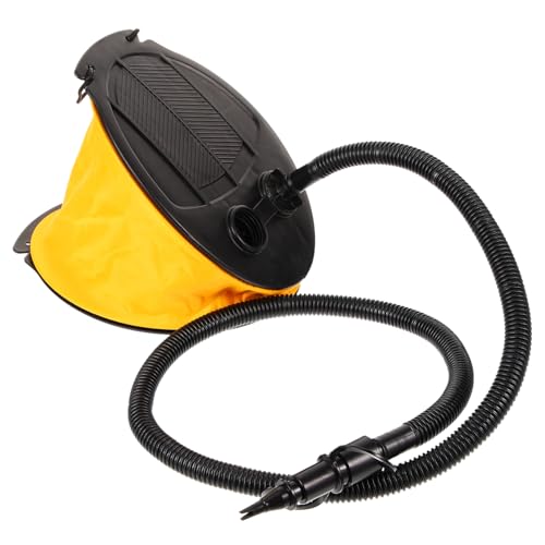 Mikinona 脚踏ポンプ 容量 空気漏れ防止設計 耐久性 ポータブルボート用 膨張バルーン自転車ヤ対応 インフレータブル製品向け足踏み空気入れ