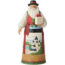 Enesco Jim Shore Heartwood Creek Christmas Around The World Baltic Santa Figurine, 7 Inch, Multicolor