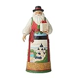 Enesco Jim Shore Heartwood Creek Christmas Around The World Baltic Santa Figurine, 7 Inch, Multicolor