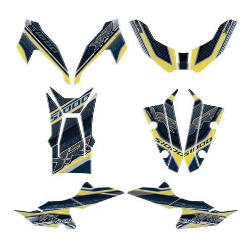 Kit protections carénage BMW S1000XR autocollants de réservoir haut de gamme or