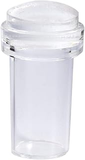 Nail Art Stamper Color Silicone Stamper Fashionable Transparent Silicone Nail Polish Transfer Stamper & Scraper Set Manicure Tool Scraper trim Print DIY Tool