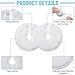 Soft G Tube Pads Holder: 30PCS Abdominal Feeding G Tube Button Cotton Pads Covers for Nursing Care, White