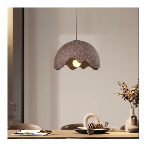 Lampe suspendue en résine au design irrégulier pour foyer et hall