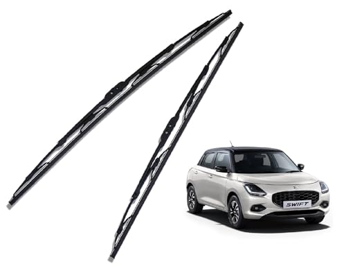 Image of Auto Hub Car Wiper Blade Compatibility with Maruti Swift (Model - 2024-Till Date) Windshield Car Wiper Blade Size D-20,P-19