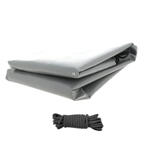 Bâche remorque Erka – 114 x 104 x 10 cm – PVC 640g/m² étanche & renforcé – Gris – Fabrication française