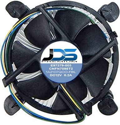 See full amazon price history chart for JDS PREMIUM ™ Processor Cooling Fan for i3/i5/i7 LGA115x CPU Fan E97379 003 Core i3 i5 i7 Socket 1150 1155 1156 4-Pin Connector CPU Cooler with Aluminium Heatsink and 3.5-Inch Fan for Computer JDS PREMIUM ™ Processor Cooling Fan for i3/i5/i7 LGA115x CPU Fan E97379 003 Core i3 i5 i7 Socket 1150 1155 1156 4-Pin Connector CPU Cooler with Aluminium Heatsink and 3.5-Inch Fan for Computer (B0B37XS6S6) Amazon Price History, Amazon Price Tracker