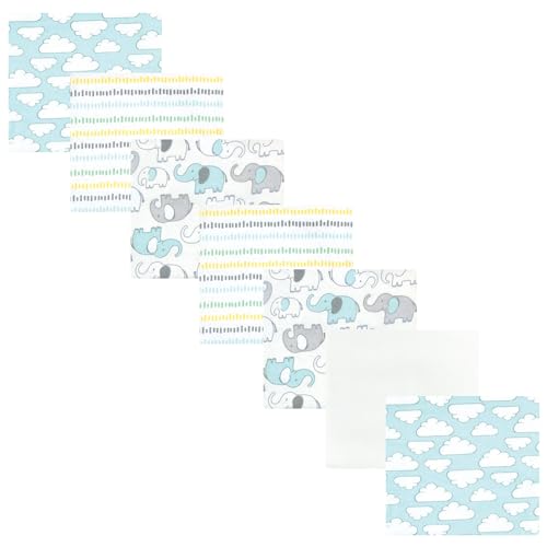 Image of Luvable Friends Little Treasure Flannel Receiving Blankets 7pk