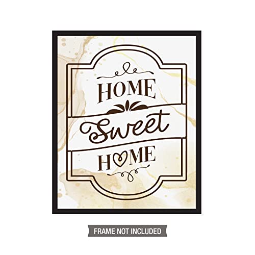 Home Sweet Home Wall Art Print For Home Decor (Premium Fine Art Matte Paper Print - Unframed 8 X 10 Inch) #TOP1