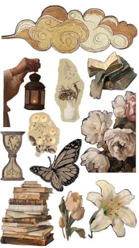 Image of 100+pcs - Mixed Vintage Stickers - Retro Stickers for Scrapbooks, Laptops, Guitars, Phones, Pads, Skateboards, Bicycles, Motorcycles, Helmets