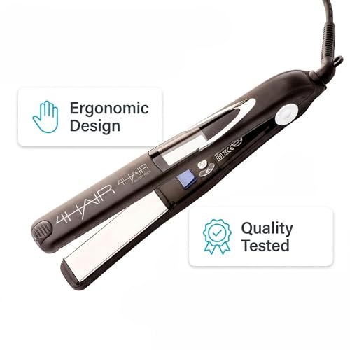 Plancha de Pelo 4Hair Vibe Flat Iron Negra Titanio miniatura 5
