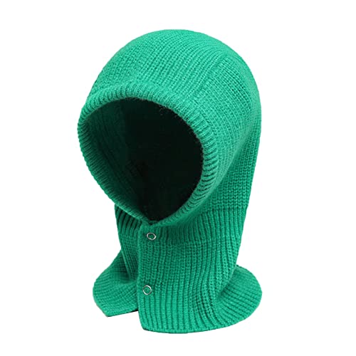 Schal Herren Winter Wolle Mischung Gesichtsschal Halstuch für Ski Sport Dicke Winter Loop Schal Winter Damen Halstuch Rundschal Multifunktionstuch für Camping Wandern