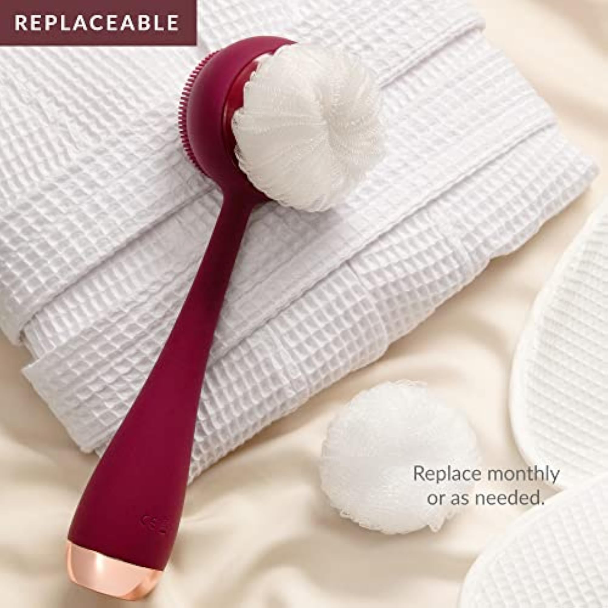 Silver-Infused Loofah Replacements, 2 Count