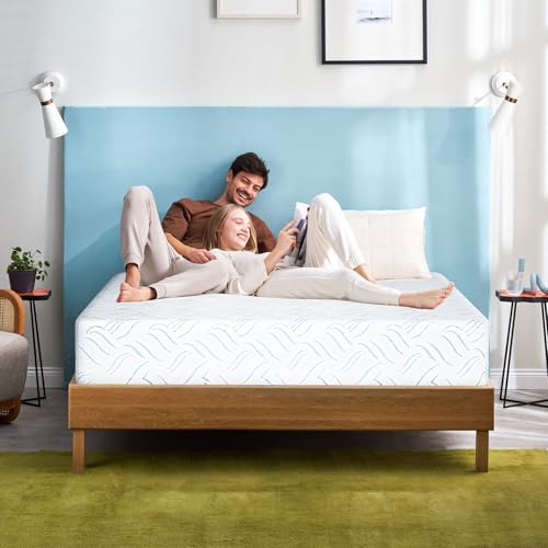Image of Twin Memory Foam Mattress 10 Inch, Twin Size Mattress Made in USA