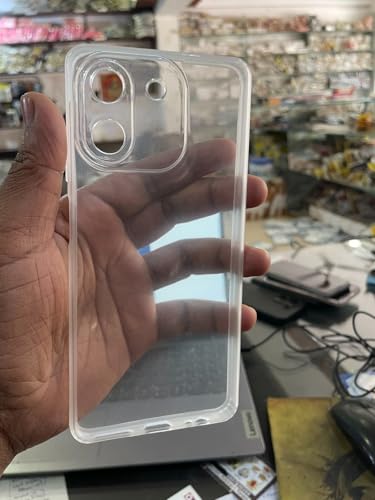 Image of COVERBLACK Soft Rubber Silicon Clear Case Back Cover Compatible for Ai+ Pulse 2 - Transparent